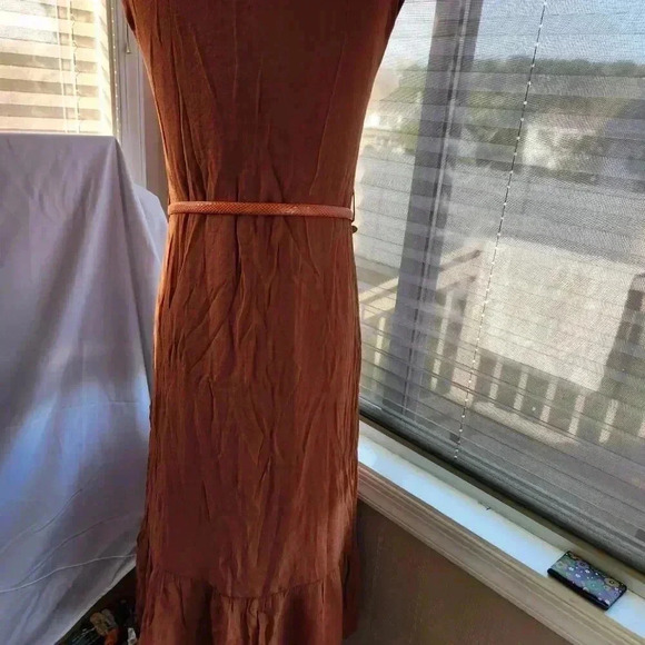 NANETTE LEPORE V-neck Button Front Midi Dress Size 6 - Picture 4 of 8